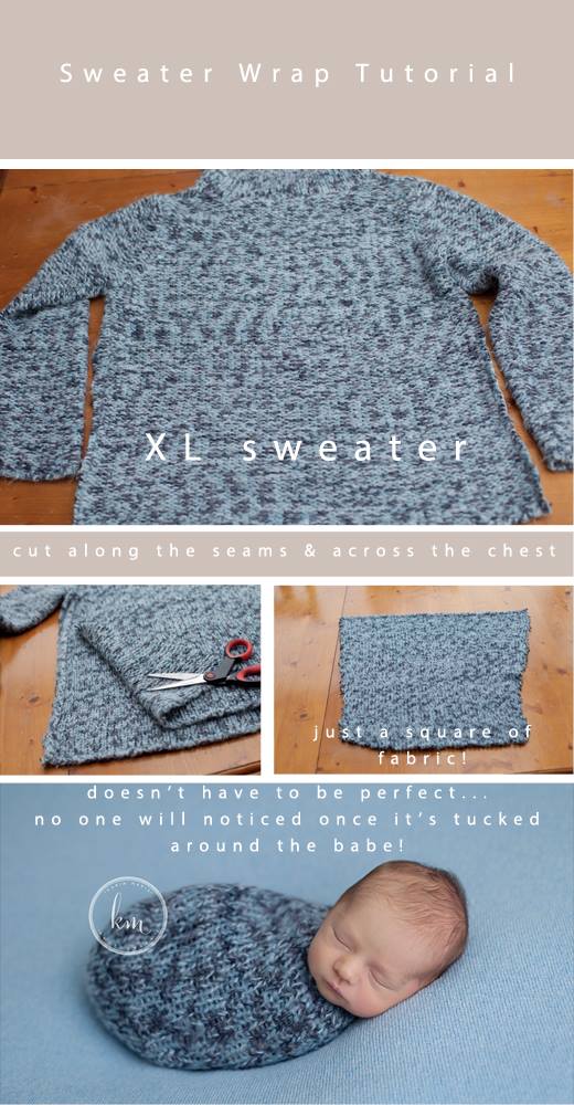 Great DIY knit wrap tutorial - TheMilkyWay.ca