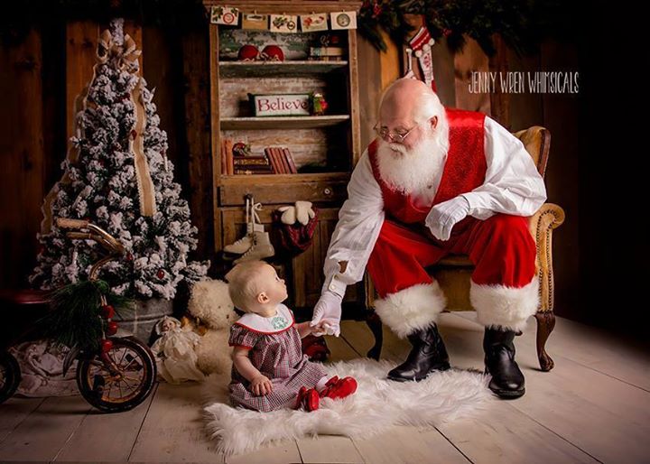 Beautiful santa photo by jenny wren whimisicals