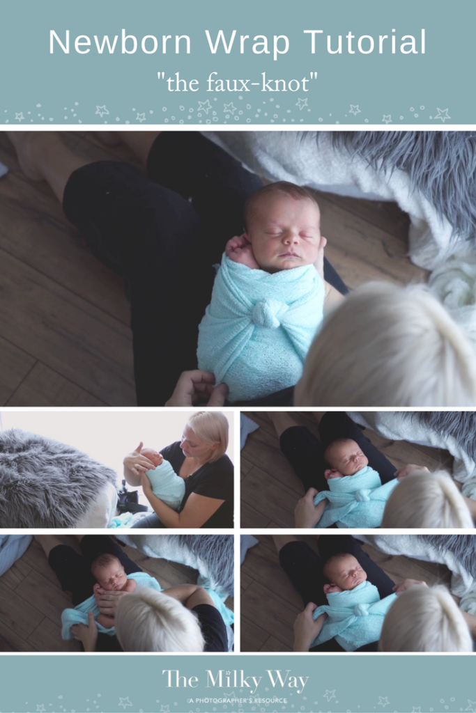 Newborn Wrapping Tutorial: The Milky Way