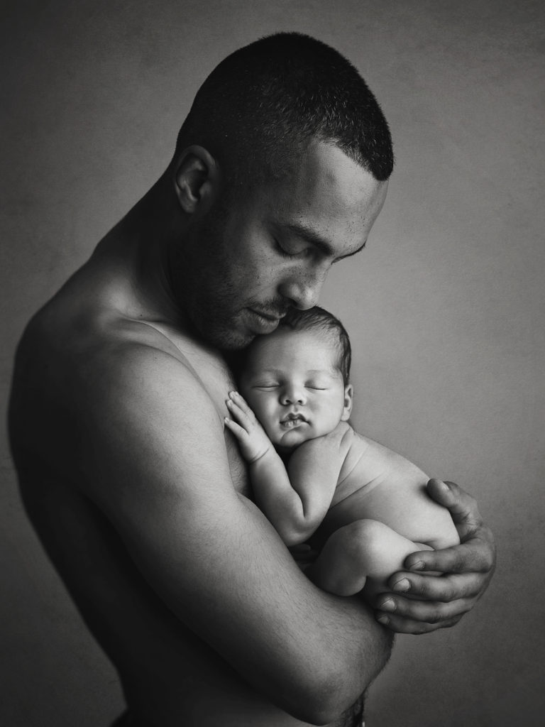 Photographer Interview Russ Jackson newborn with dad