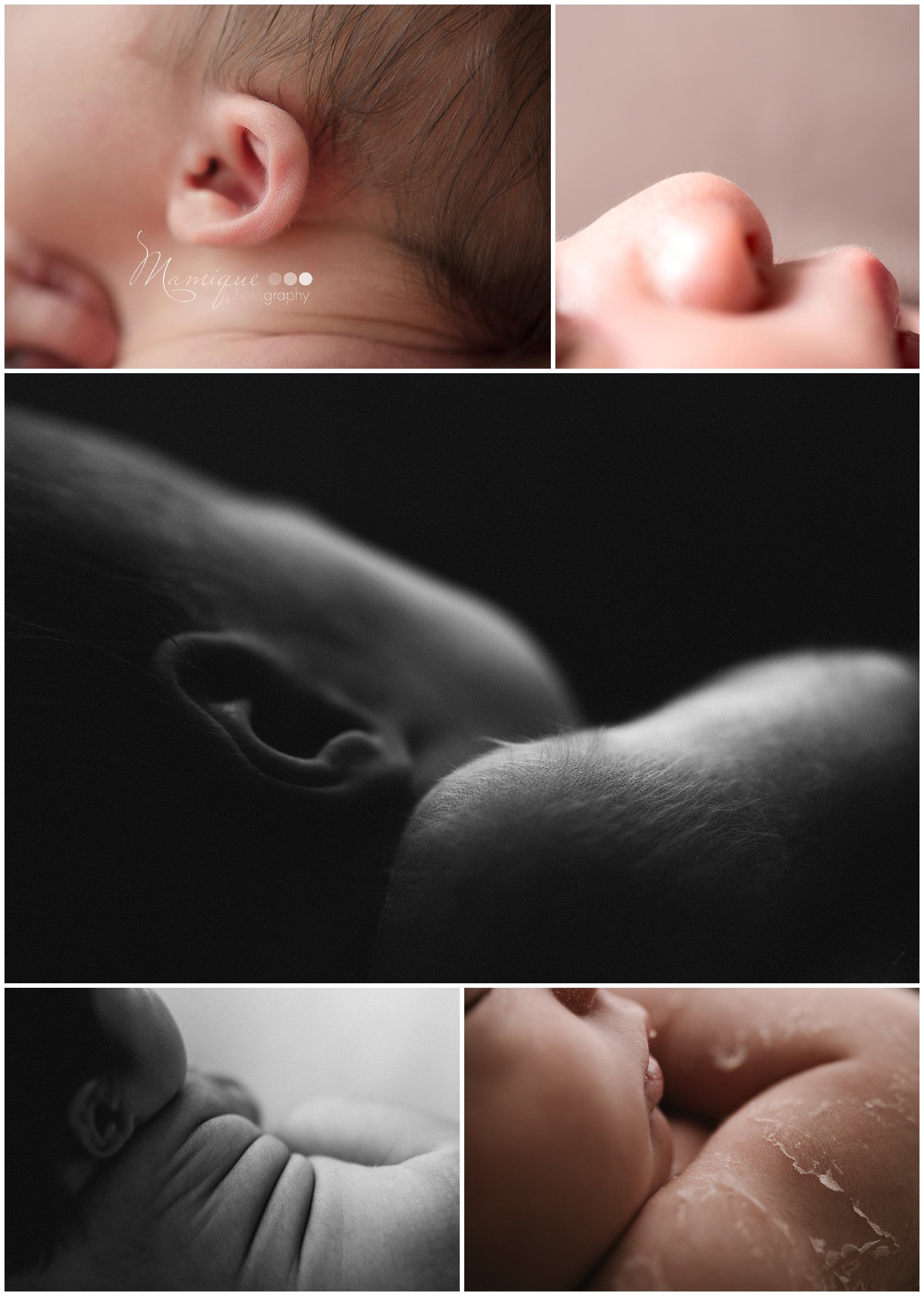 newborn macro body parts