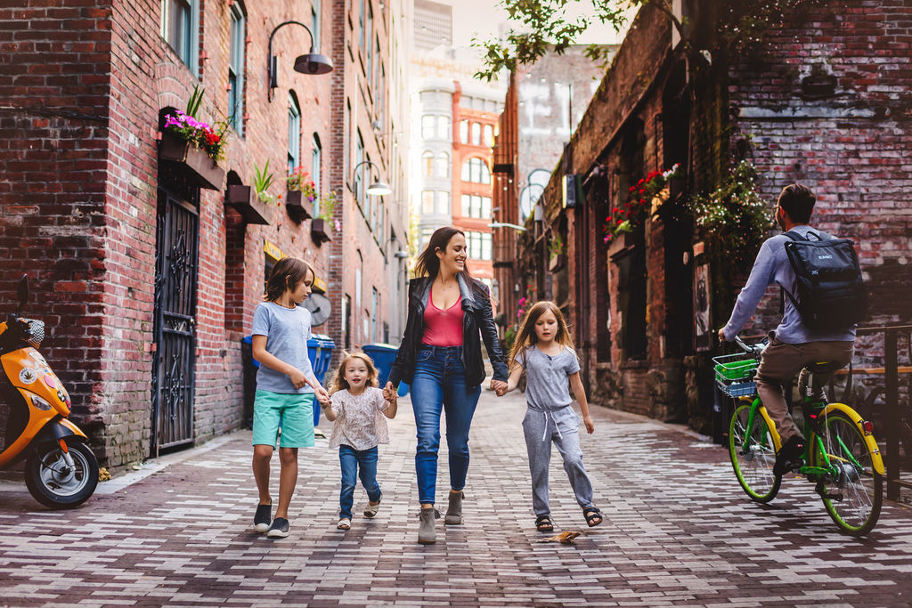 urban family photo session