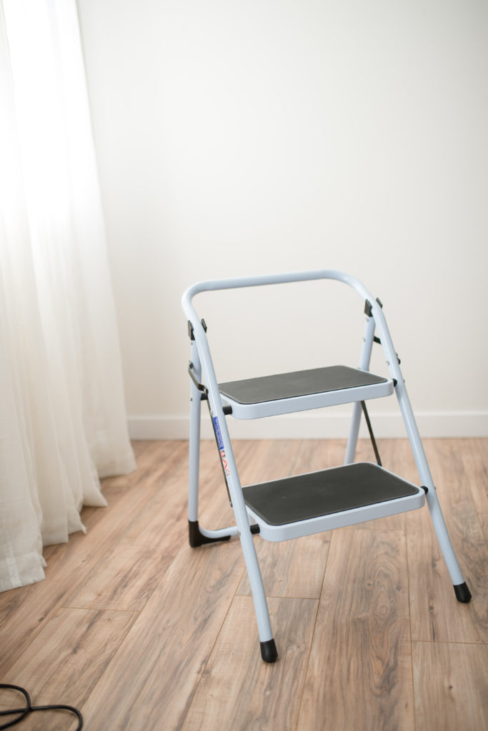 step stool used in newborn sessions
