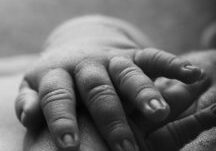 Newborn Macros Hands and Fingers