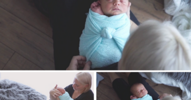 Newborn Wrapping Tutorial: The Milky Way